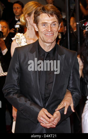 US actor Willem Dafoe arrives for the premiere of ?Antichrist? during the 62nd Cannes Film Festival in Cannes, France, 18 May 2009. Photo: Hubert Boesl Stock Photo