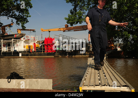 Coast Guard Sector Lower Miss. River flood response Stock Photo