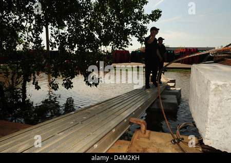 Coast Guard Sector Lower Miss. River flood response Stock Photo