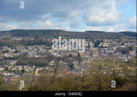 View of Matlock town Derbyshire england uk Stock Photo