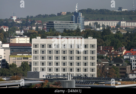 Stuttgart, Germany, the new city library at the Milanese court Stock Photo