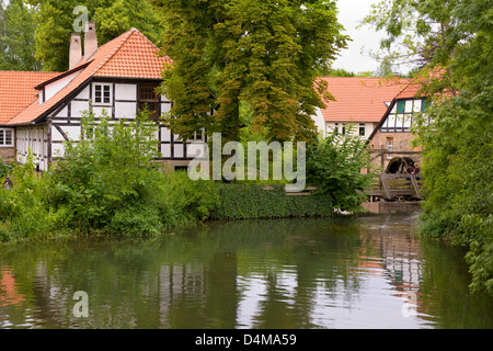 Lemgo, Germany, oil mill in Lock Brake in Lemgo Stock Photo