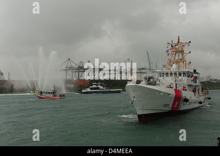 CGC Bernard C. Webber Arrival Stock Photo