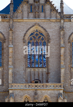 Saint Barbara's Church in Kutna Hora Stock Photo