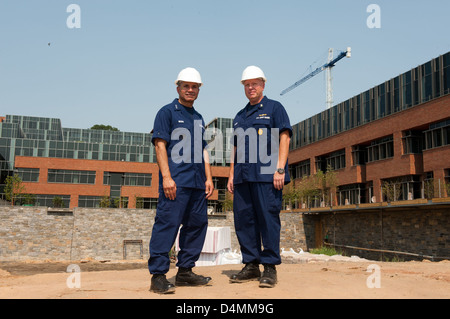 Construction of the new Coast Guard Headquarters building continues Stock Photo