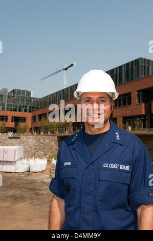 Construction of the new Coast Guard Headquarters building continues Stock Photo