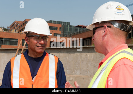 Construction of the new Coast Guard Headquarters building continues Stock Photo