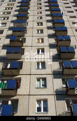 tower block in Poznan, Poland Stock Photo