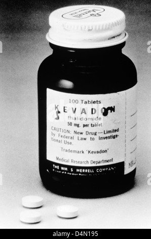 FDA History - Thalidomide Stock Photo