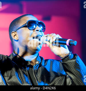 Doug E. Fresh, rapper and beatbox artist, performs during 2013 South by Southwest Music Festival in Austin, TX USA. March 14, 2013 Stock Photo