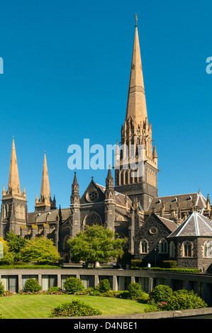 St Patrick's Cathedral, Melbourne, Victoria, Australia Stock Photo