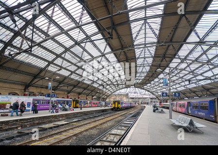 Lime Street station Liverpool. Stock Photo