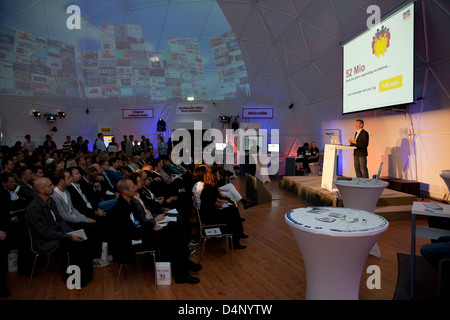 Berlin, Germany, initiated by Google event online engine Germany Stock Photo