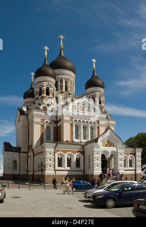 Alexander Nevsky Cathedral, Tallinn, Estonia Stock Photo