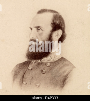 Thomas Jonathan 'Stonewall' Jackson Confederate general during the American Civil War Stock Photo