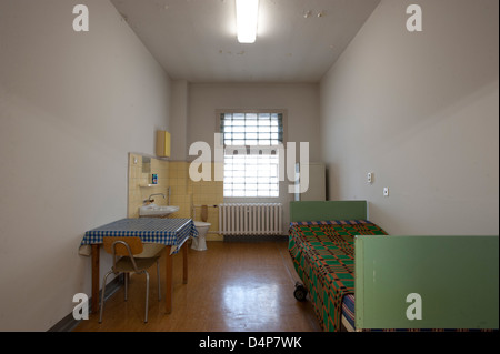 The infirmary in the former Soviet NKVD special camp Berlin-Hohenschoenhausen, Germany Stock Photo