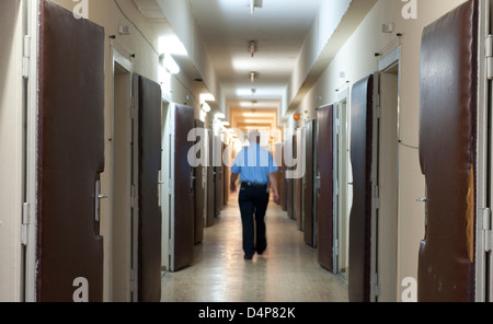 The former Soviet NKVD special camp Berlin-Hohenschoenhausen, Germany Stock Photo