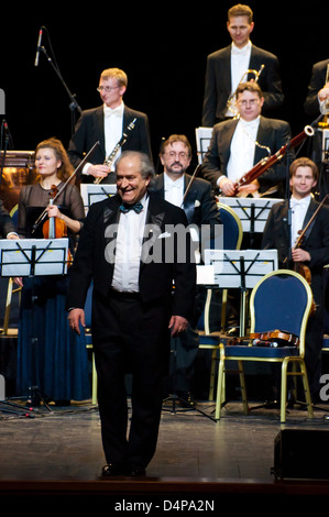 Conductor Peter Guth and Strauss Festival Orchestra Vienna in concert Crocus City Hall.  Moscow - November 17, 2010 Stock Photo