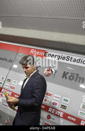 German Bundesliga club 1.FC Cologne?s new head coach Zvonimir Soldo is presented in Cologne, Germany, 12 June 2009. The Croatian signed a two-year contract and succeeds Christoph Daum who left the club to go back to Turkish side Fenerbahce. Photo: ROLF VENNENBERND Stock Photo