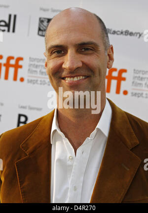 German director Matthias Emcke arrives for the North America premiere of the film ?Phantom Pain? during the 34th Toronto International Film Festival in Toronto, Canada, 17 September 2009. Photo: Hubert Boesl Stock Photo