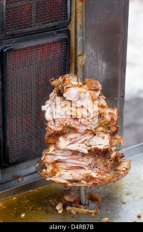 Traditional Turkish food doner kebab Stock Photo