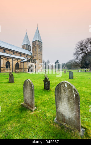 Southwell Minster, Southwell, Nottinghamshire, East Midlands, UK Stock Photo