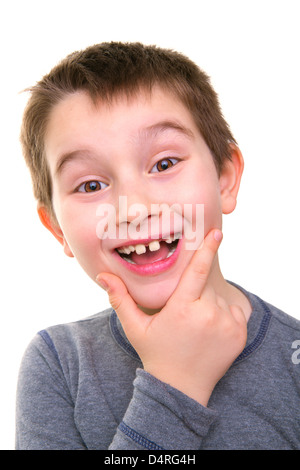 Kid From Elementary School. School Child Boy In School Uniform With 