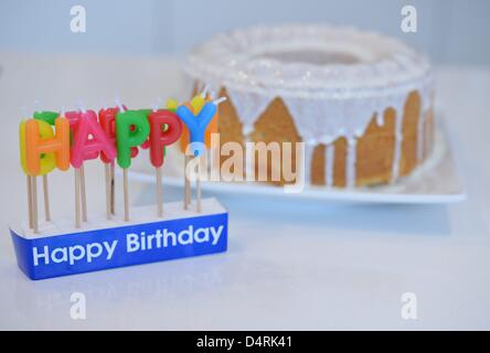 A birthday cake. Photo: Frank May Stock Photo