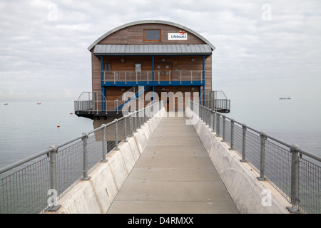 A general view of the RNLI Lifeboat Station at Bembridge on the Isle of Wight Stock Photo