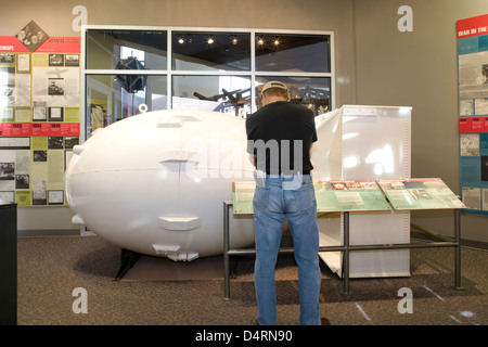 Los Alamos: Bradbury Science Museum / 'Fat Man' atomic bomb Stock Photo