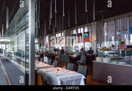 Europe Turkey Istanbul, an Italian restaurant at the basement of the Levent Loft designed by the architect Tabanlioglu Stock Photo