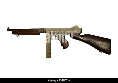 Thompson submachine gun m1a1 hi-res stock photography and images - Alamy