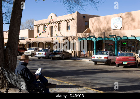 New Mexico: Taos old town Stock Photo