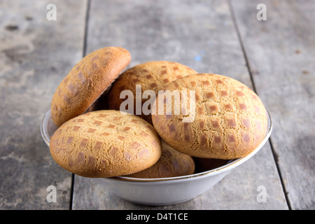 close up photo of Spicy Ginger snaps Stock Photo
