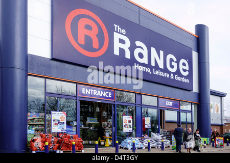 The Range Home Leisure and Garden Store Stock Photo