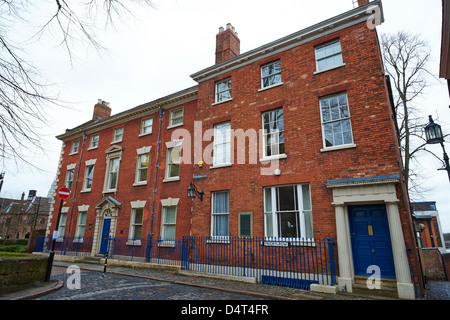 Early 19th Century Town houses on Priory Row Coventry West Midlands UK Stock Photo