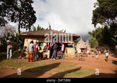 Dorze in the Guge Mountains, Ethiopia Stock Photo