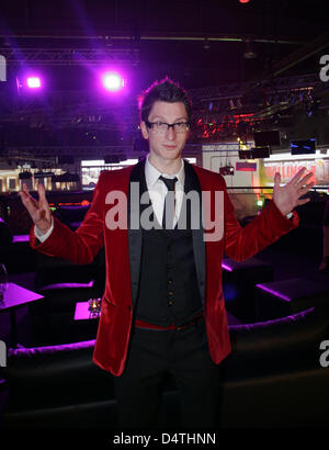 British Gary Go smiles at the MTV Europe Music Awards 2009 aftershow party at Hangar 2 in Berlin, Germany, 05 November 2009. Photo: XAMAX Stock Photo