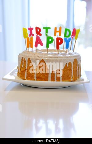 A birthday cake. Photo: Frank May Stock Photo