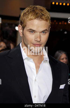 Actor Kellan Lutz arrives at the world premiere of the film 'Twilight: New Moon' at Bruin and Village Theaters in Westwood, Los Angeles, USA, 16 November 2009. Photo: Hubert Boesl Stock Photo