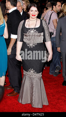 US author Stephenie Meyer arrives at the world premiere of the film 'Twilight: New Moon' at Bruin and Village Theaters in Westwood, Los Angeles, USA,  16 November 2009. Photo: Hubert Boesl Stock Photo