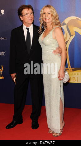 German actor Juergen Prochnow and his girlfriend Birgit Stein arrive ...