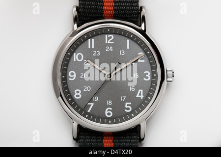 Close up of analog watch Stock Photo