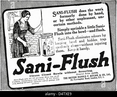 Old Vintage Toilet And Cleaning Products Stock Photo Alamy