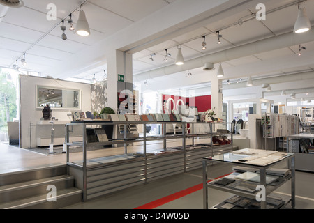 Home furnitures showroom store in Italy Stock Photo