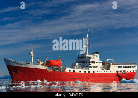 Antarctic Dream at Røde Ø, Scoresby sund, East Greenland Stock Photo