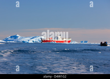 Antarctic Dream at Røde Ø, Scoresbysund, East Greenland Stock Photo