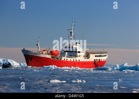 Antarctic Dream at Røde Ø, Scoresbysund, East Greenland Stock Photo