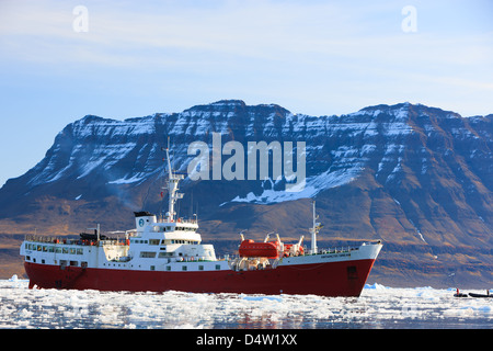 Antarctic Dream at Røde Ø, Scoresbysund, East Greenland Stock Photo