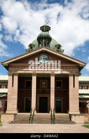 Historic neoclassical architecture of the Courthouse Building Bathurst New South Wales Australia Stock Photo